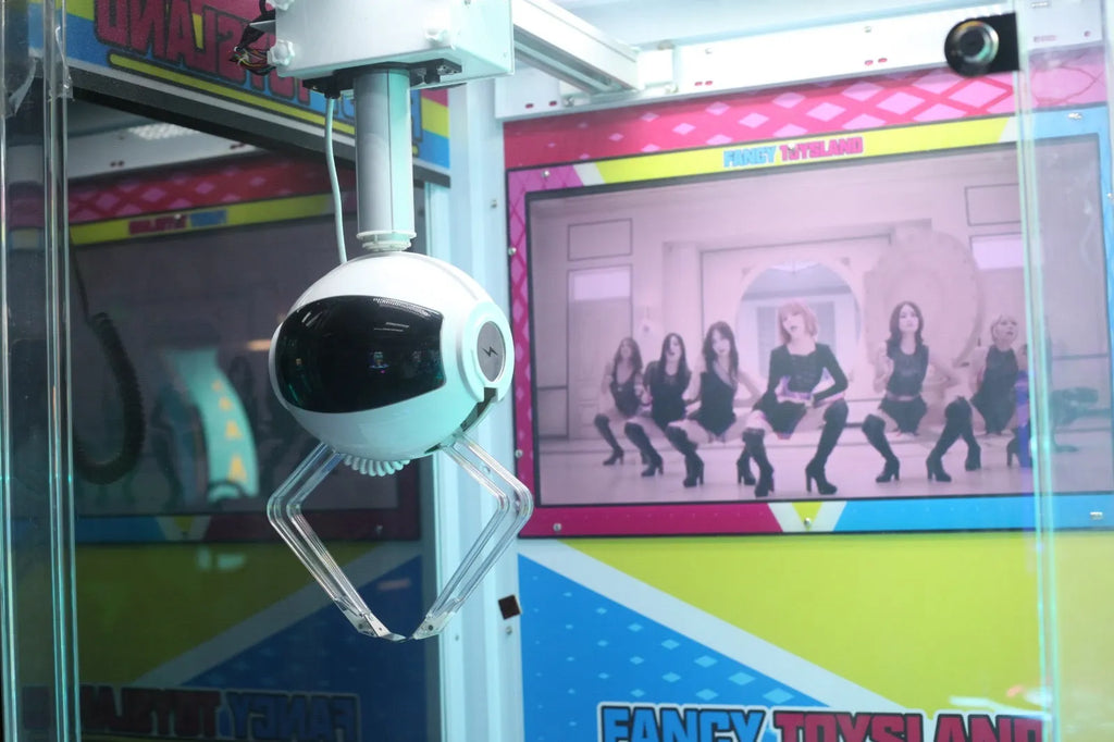 Fancy Toy's Land Astro Claw™ Claw Machine with Digital Screen Backboard and  Neon Cabinet Lights