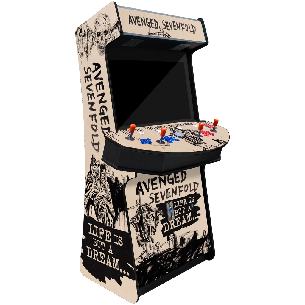 4P Slim Stand up Arcade Machine - Avenged Sevenfold Edition