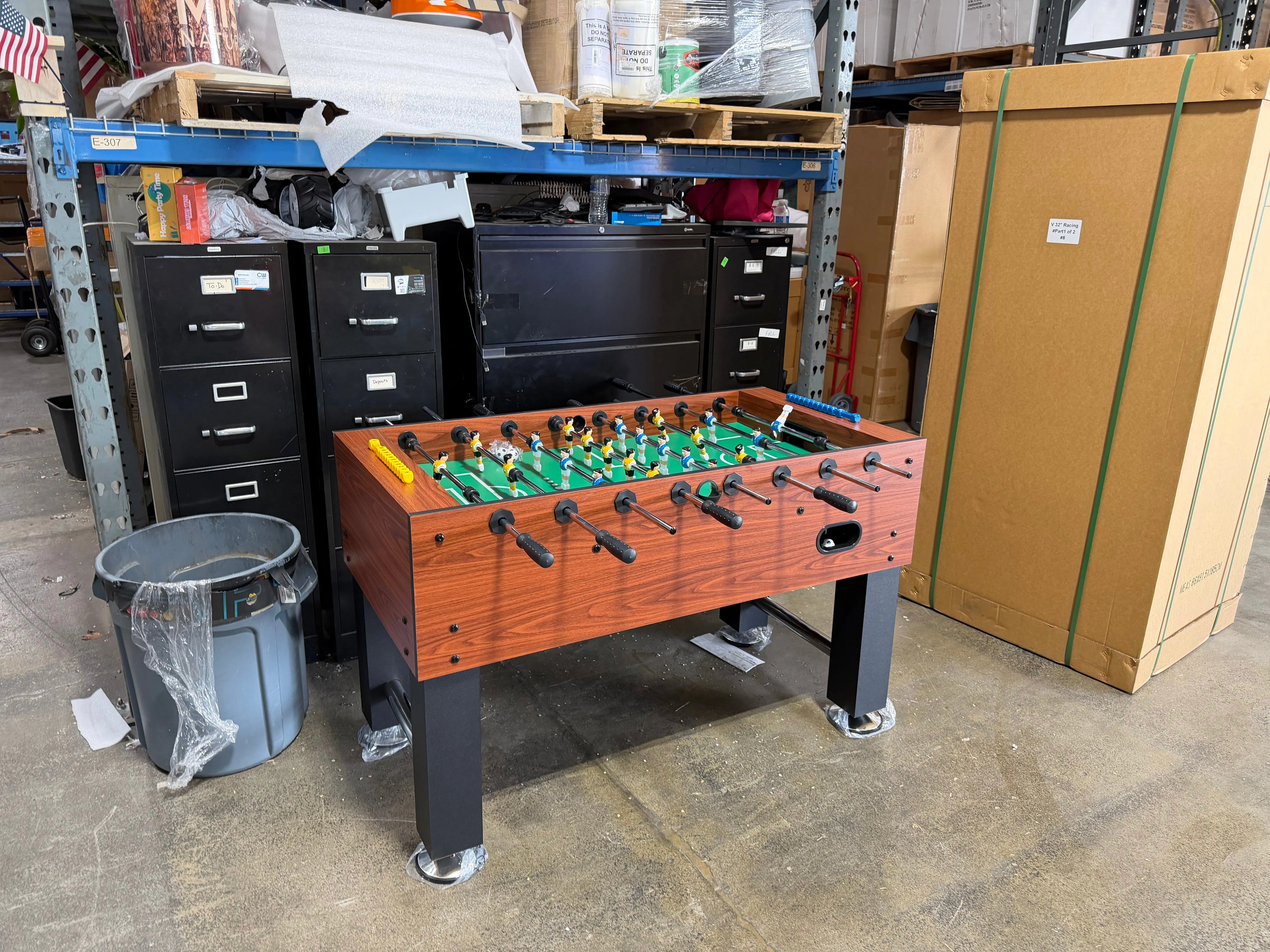 Spinmaster Pro™ Foosball Table | Real Wood Premium Foosball Table