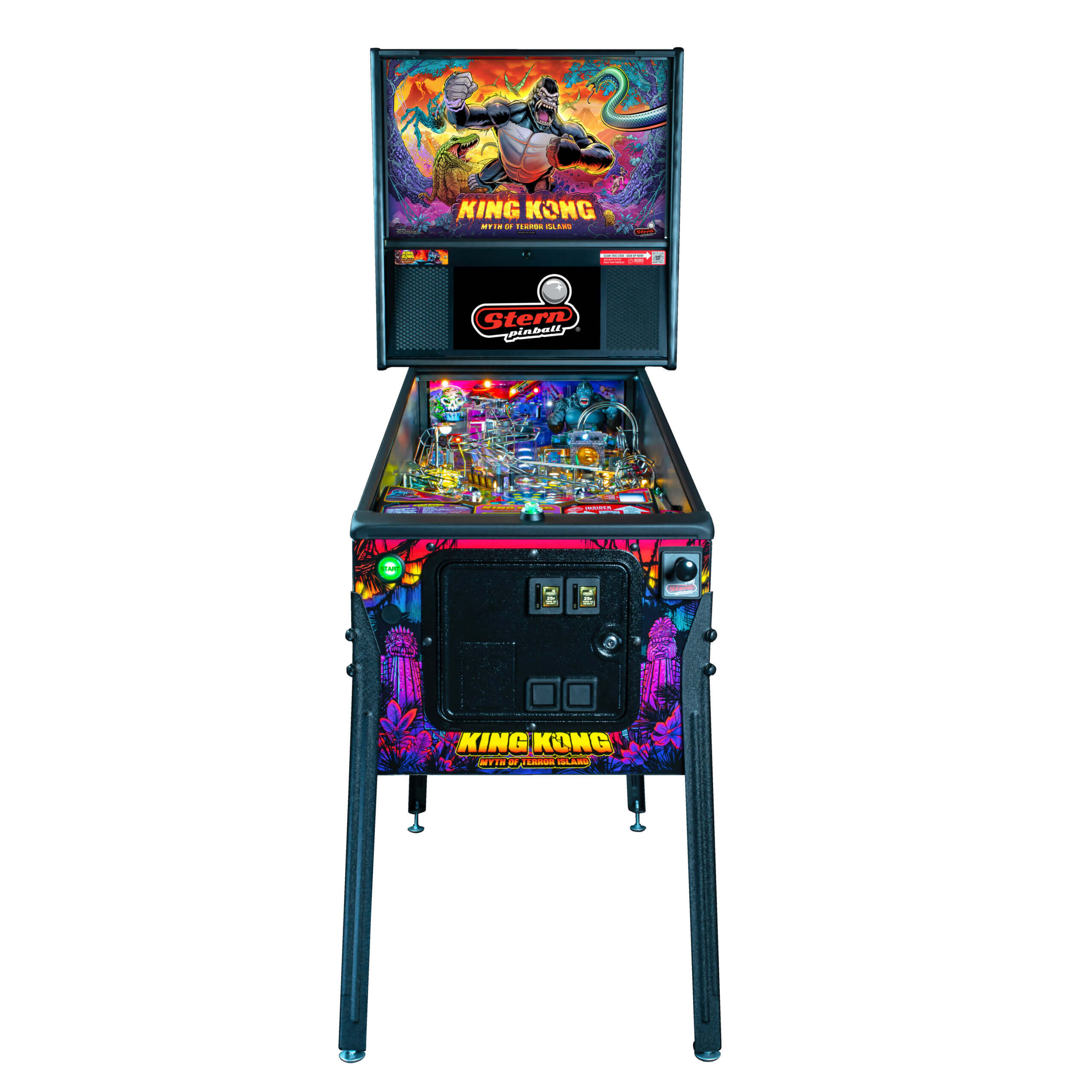 Pro King Kong: Myth of Terror Island Pinball Table by Stern Pinball