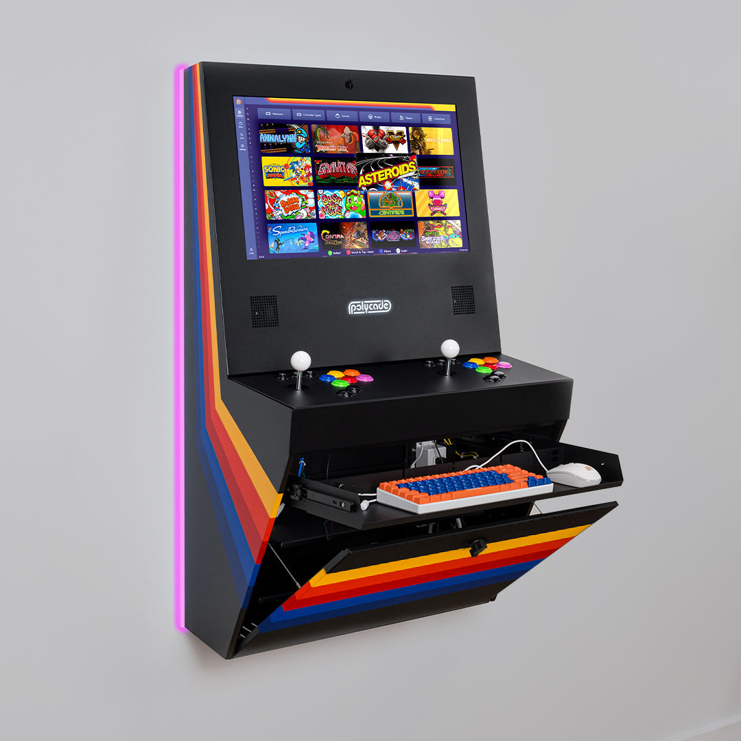Polycade Sente: Black+Stripes